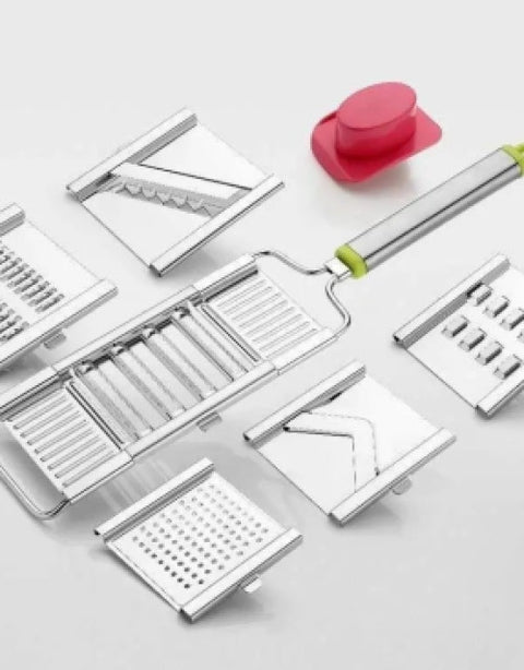 6 in 1 Multipurpose Vegetable Fruit Slicers/Graters/Scraper/Crusher - BUYSQUARE