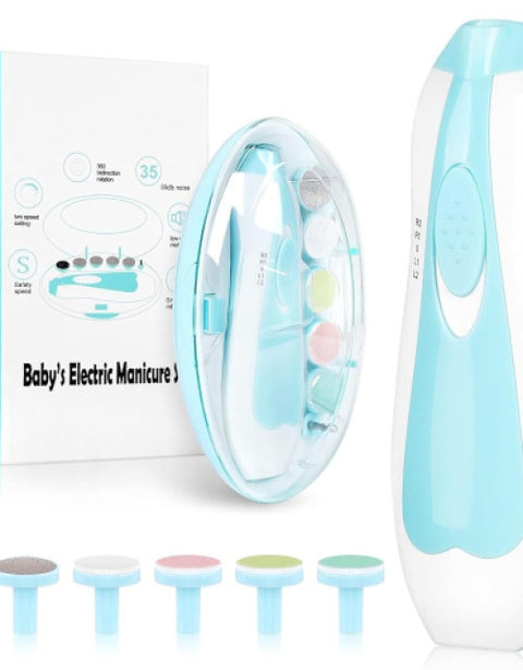 Baby Nail Clippers with Light Baby Nail File Grinder Set Safe Nail Trimmer Kit - BUYSQUARE