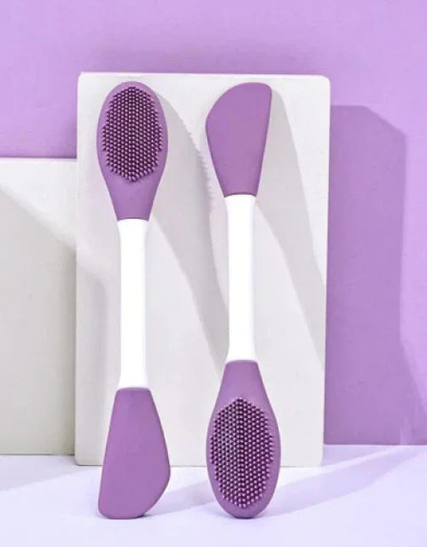 Beauty Silicone Face Mask Brush, Facial Mask Applicator, Makeup Removel Scrubber, Lips Face Cleansing Exfoliating Brush And Body Butter Applicat - BUYSQUARE