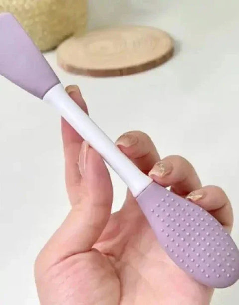 Beauty Silicone Face Mask Brush, Facial Mask Applicator, Makeup Removel Scrubber, Lips Face Cleansing Exfoliating Brush And Body Butter Applicat - BUYSQUARE