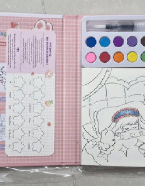 Cartoon Art Coloring Painting Set for Kid's - BUYSQUARE