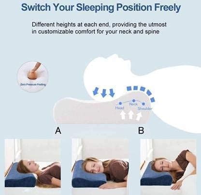 Cervical Colar & Cervical Pillow Premium Soft and comfort Adjustable 1 Head Support | Buysquare