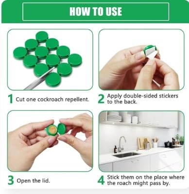 Cockroach Repellent Gel 12 Pcs ( Pack of 2 ) | Buysquare