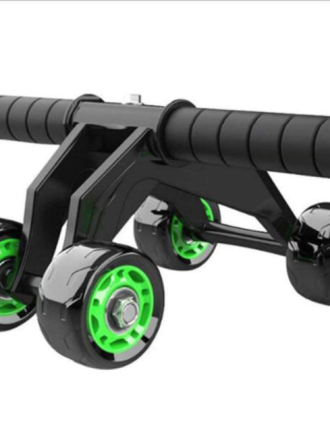 Multi-Functional Lightweight Portable Trainer 4-Wheel Ab Roller and Push Up Bar - BUYSQUARE