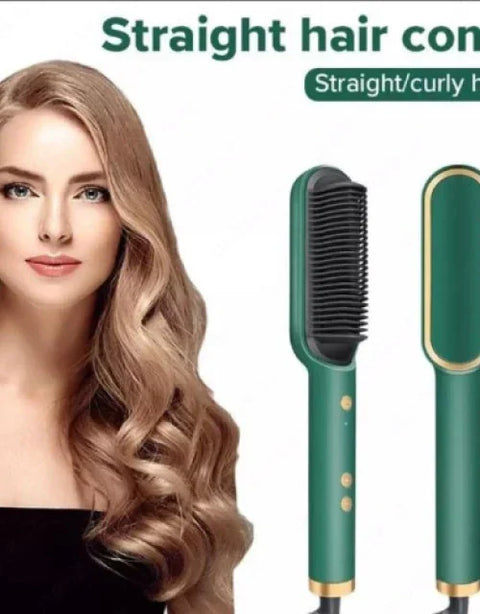 Hair Straightener Comb for Women Hair Straightener Brush (Multicolor) - BUYSQUARE