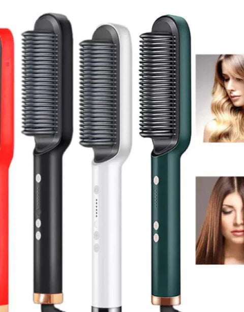 Hair Straightener Comb for Women Hair Straightener Brush (Multicolor) - BUYSQUARE