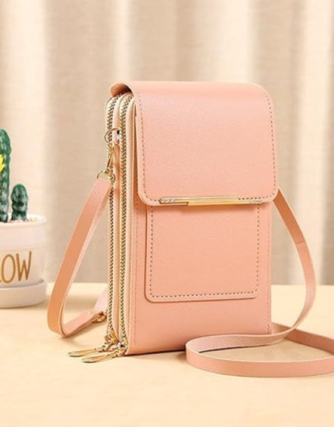 Leather Shoulder Bag Mobile Purse cosmetic Bags - BUYSQUARE