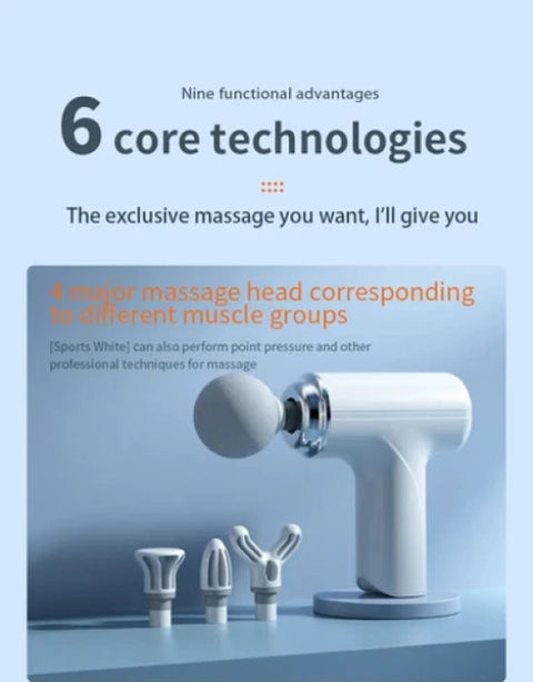 Mini Gun Massager Machine for Pain Relief - BUYSQUARE