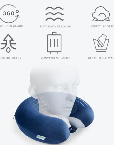 Neck Pillow for Traveling,Cute Cartoon Travel Pillow for Boys and Girls - BUYSQUARE