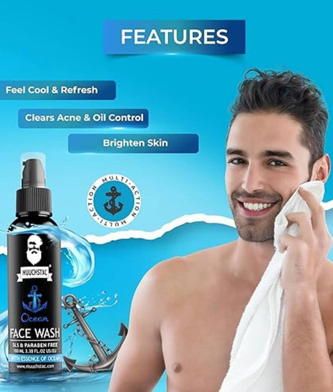 ocean face wash for men