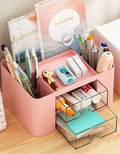 Office Desk Organizer Pen Storage Box - BUYSQUARE