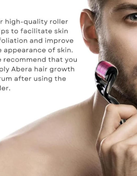 Roller Derma 0.5 mm Microneedle Titanium Micro Needle Derma Roller System Therapy For Acne Scar - BUYSQUARE