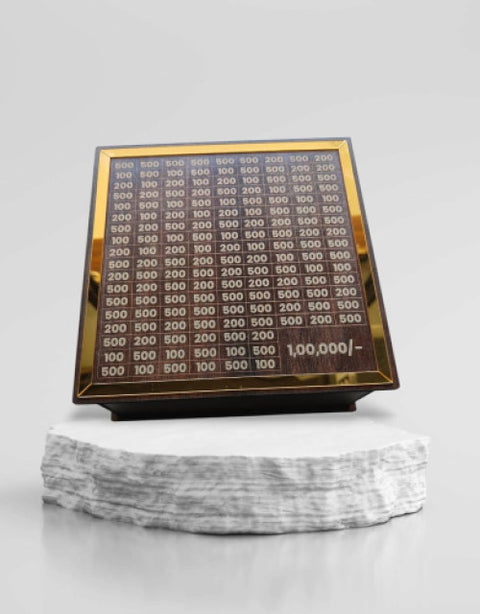 Savings Challenge Wooden Piggy Bank - BUYSQUARE