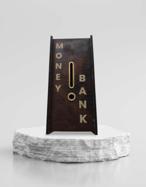 Savings Challenge Wooden Piggy Bank - BUYSQUARE