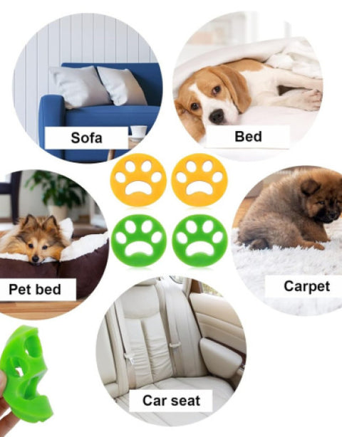 Silicone Lint Catcher Lint Remover for Cloth Home Improvement (Pack of 4) - BUYSQUARE