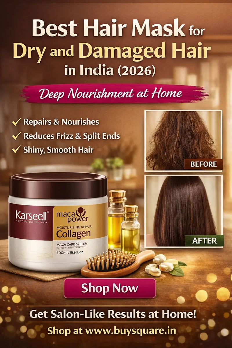 Best Hair Mask for Dry and Damaged Hair in India (2026) – Deep Nourishment at Home