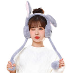 Cute Rabbit Jumping Ear Muffs for Women