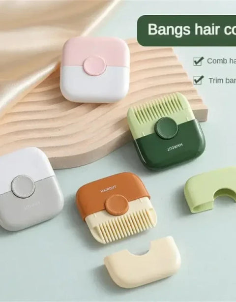 2 In 1 Baby Hair Cut Hairdressing Comb Trim Bangs Broken Hair Trimmer Portable Children's Clipper - BUYSQUARE