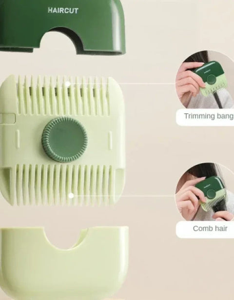 2 In 1 Baby Hair Cut Hairdressing Comb Trim Bangs Broken Hair Trimmer Portable Children's Clipper - BUYSQUARE