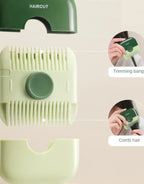 2 In 1 Baby Hair Cut Hairdressing Comb Trim Bangs Broken Hair Trimmer Portable Children's Clipper - BUYSQUARE