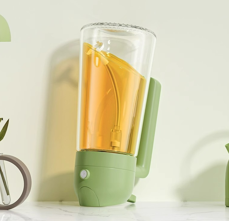 2-in-1 large capacity glass oil sprayer and dispenser for kitchen use