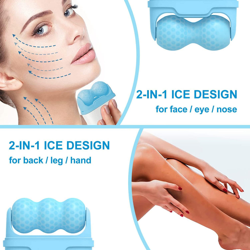 2-in-1 Upgraded Ice Roller for Face and Eyes