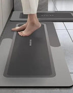 2 Piece Kitchen Mat, Waterproof Memory Foam Kitchen Rugs, Standing Desk Mat Floor Mat - BUYSQUARE