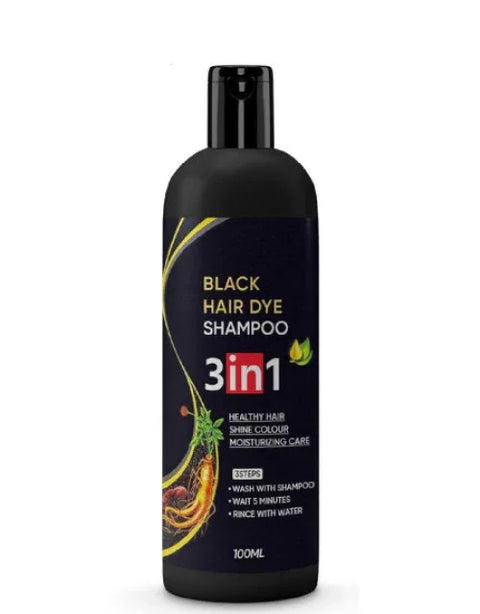 3 in 1 Black hair dye Natural shampoo ( Pack Of 4 ) - BUYSQUARE