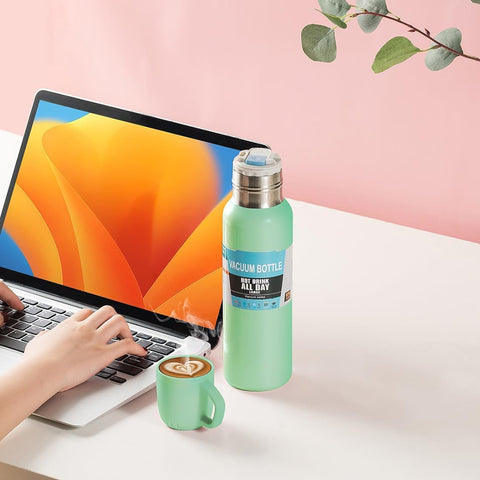 3 in 1 Stainless Steel Vacuum Flask