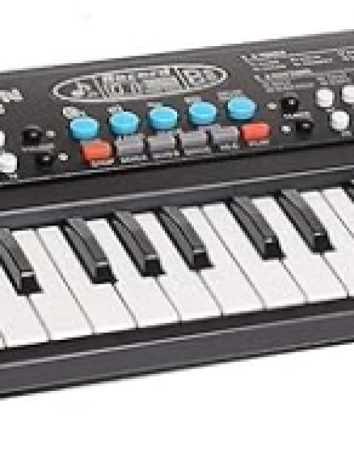 37 Key Piano Keyboard Toy with DC Power Option, Recording and Mic for Kids - BUYSQUARE