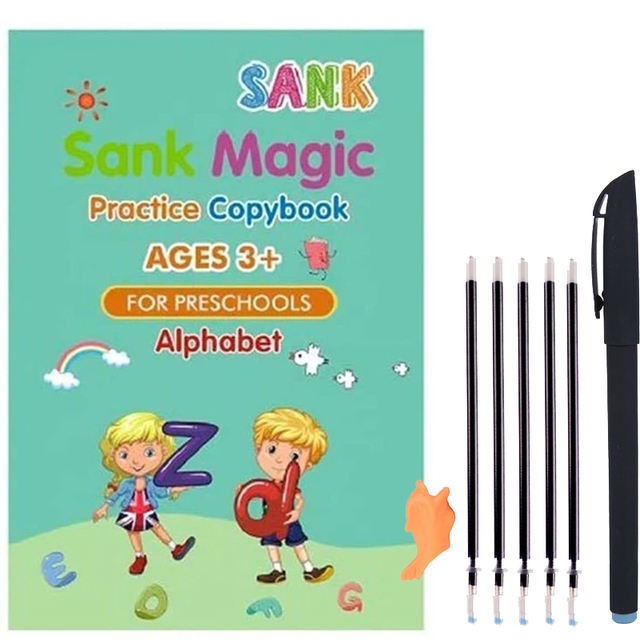 Magic Handwriting Practice Copybook 4pcs – Calligraphy Word Book for Kids | Buysquare