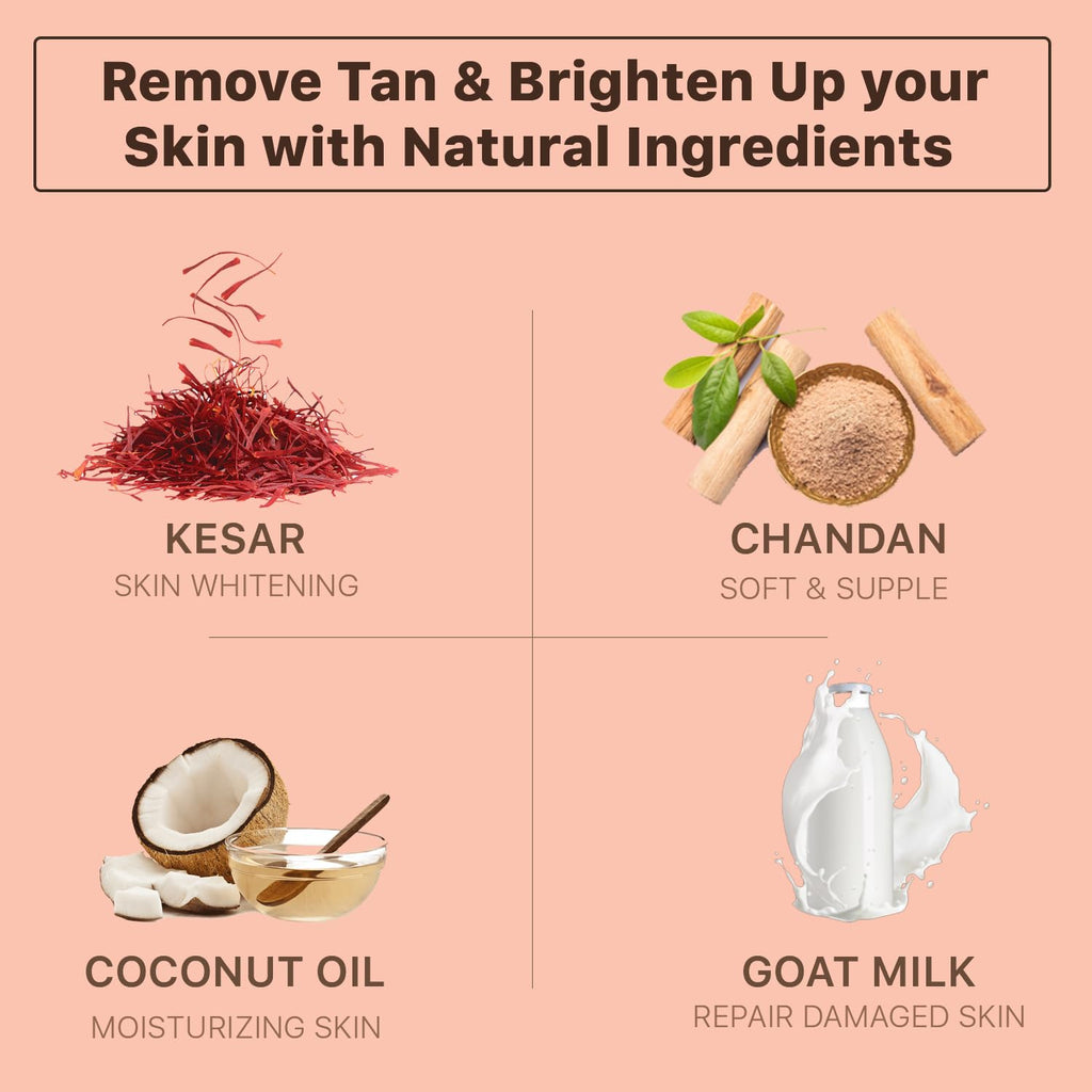 Handmade Magic Soaps for Skin Glow and Tan Removal
