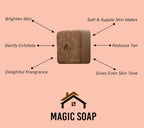 Handmade Magic Soaps for Skin Glow and Tan Removal