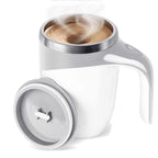 White Stirring Coffee Mug