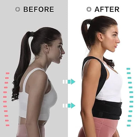 Breathable and Adjustable Posture Corrector Belt for Men and Women - BUYSQUARE