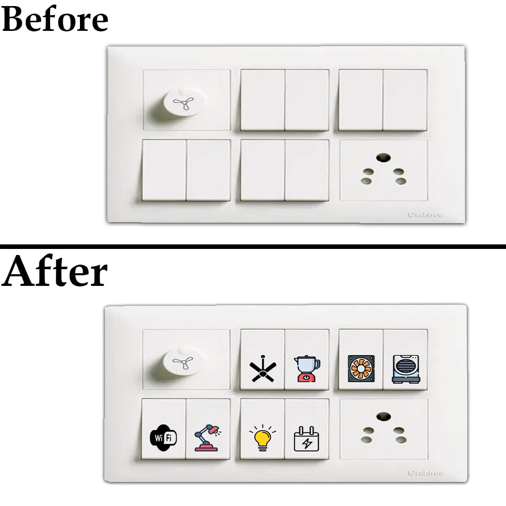3D Premium Switch Stickers
