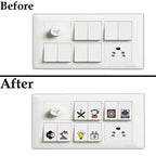 3D Premium Switch Stickers