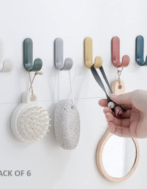 Adhesive Hooks ( Pack of 5) - BUYSQUARE