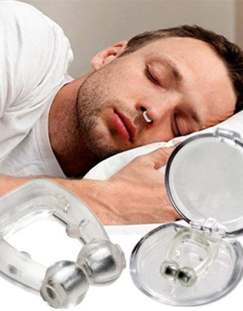 Anti Snoring Device for Men Women Magnetic Snoring Stopper Nose Clip Snore free Anti-snoring Device (Nose Clip) - BUYSQUARE