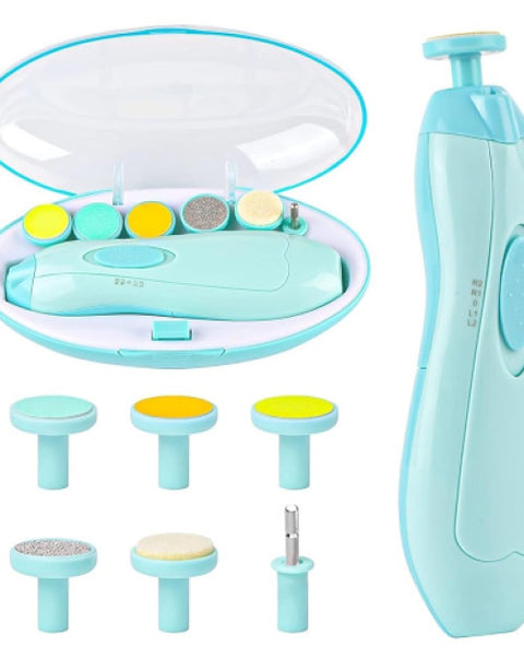 Baby Nail Clippers with Light Baby Nail File Grinder Set Safe Nail Trimmer Kit - BUYSQUARE