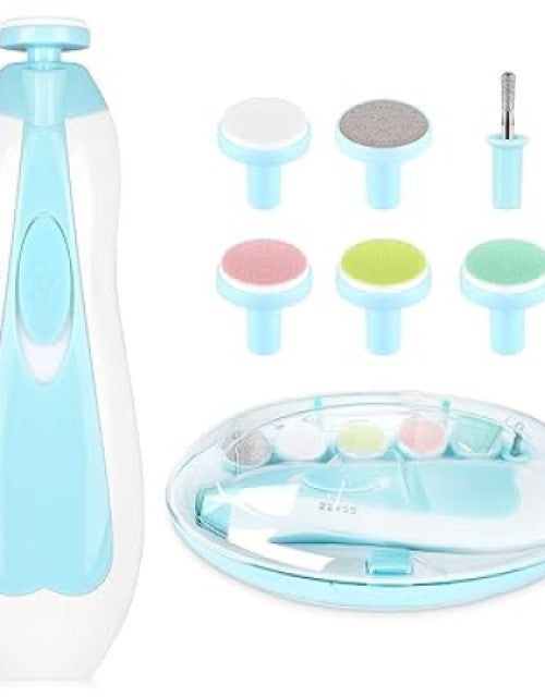 Baby Nail Clippers with Light Baby Nail File Grinder Set Safe Nail Trimmer Kit - BUYSQUARE