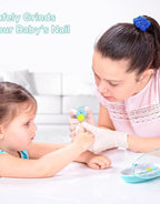 Baby Nail Clippers with Light Baby Nail File Grinder Set Safe Nail Trimmer Kit - BUYSQUARE