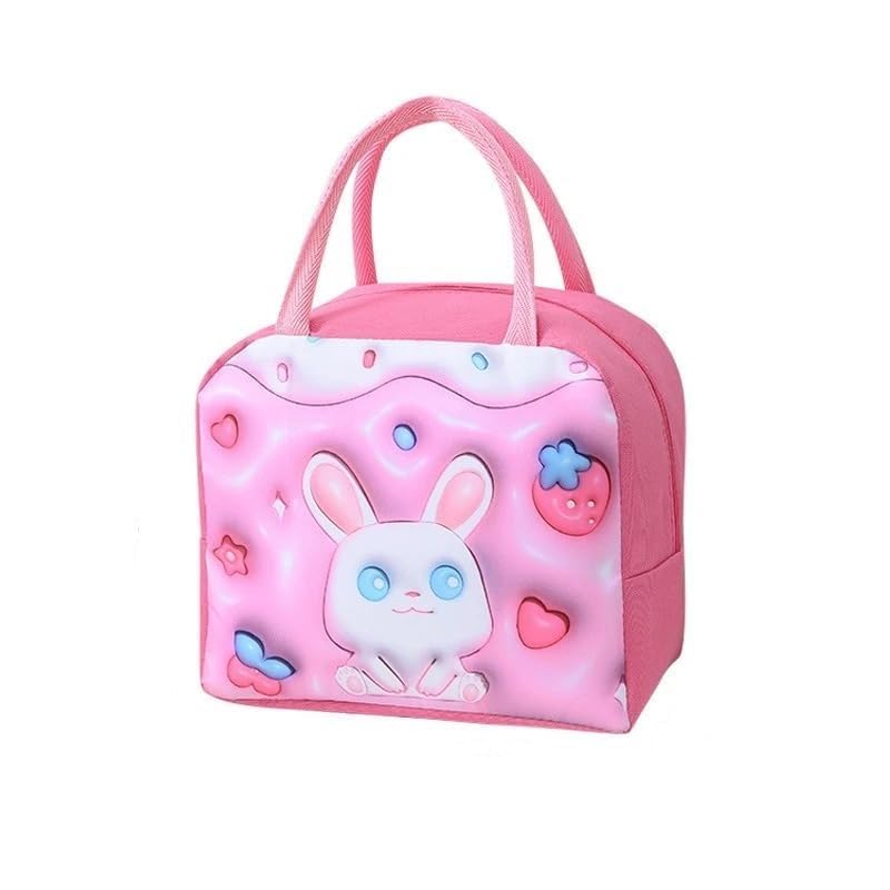 3D Cartoon Printed Lunch Bag