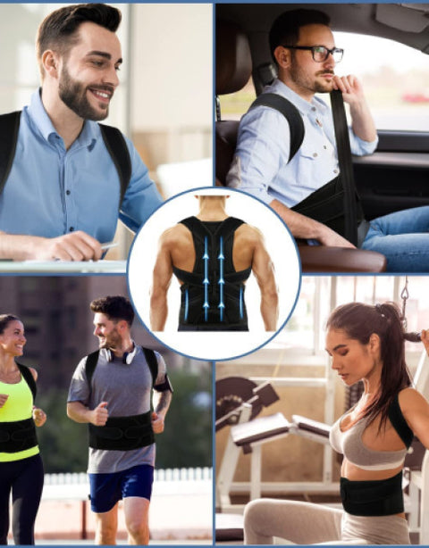 Breathable and Adjustable Posture Corrector Belt for Men and Women - BUYSQUARE