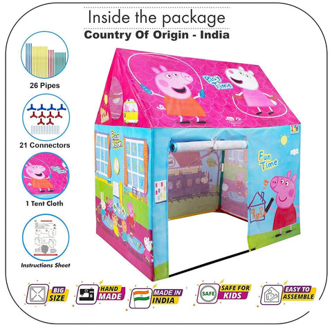 Peppa Pig Theme Play Tent House for Kids