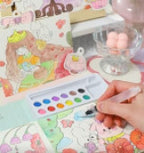 Cartoon Art Coloring Painting Set for Kid's - BUYSQUARE