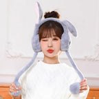 Cute Rabbit Jumping Ear Muffs for Women