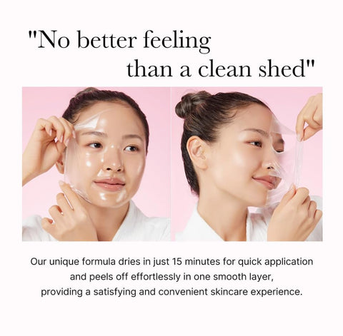 Medicube Collagen Overnight Wrapping Peel Off Facial Mask Pack of 2 – Korean collagen night mask for firming and glowing skin