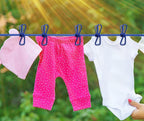Cloth Drying Rope with Hooks 