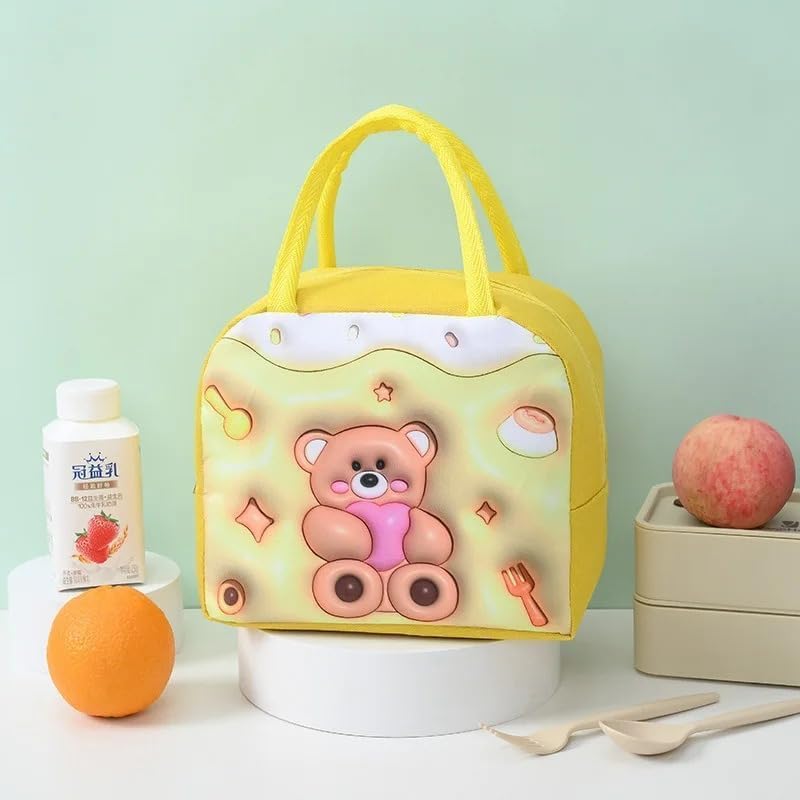 3D Cartoon Printed Lunch Bag
